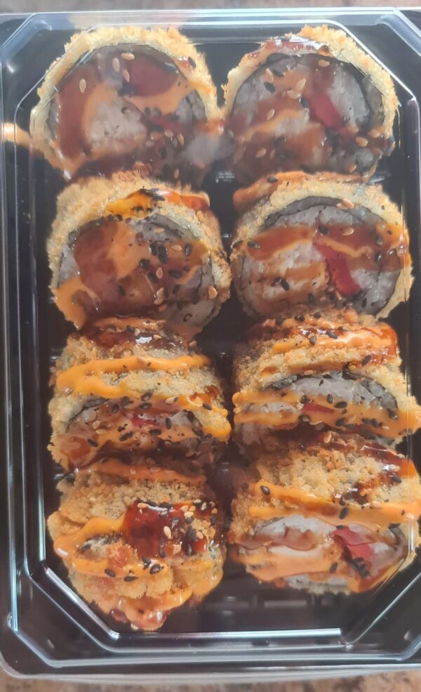 Krõbekanaga sushi (8 tk)